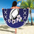 Custom Japan Rugby Pacific Beach Blanket Sakuras Rising Sun with Polynesian Pattern LT9 - Wonder Print Shop