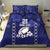 Custom Japan Rugby Pacific Bedding Set Sakuras Rising Sun with Polynesian Pattern LT9 - Wonder Print Shop