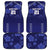 Custom Japan Rugby Pacific Car Mats Sakuras Rising Sun with Polynesian Pattern LT9 - Wonder Print Shop