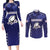 Custom Japan Rugby Pacific Couples Matching Long Sleeve Bodycon Dress and Long Sleeve Button Shirt Sakuras Rising Sun with Polynesian Pattern LT9 - Wonder Print Shop