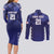 Custom Japan Rugby Pacific Couples Matching Long Sleeve Bodycon Dress and Long Sleeve Button Shirt Sakuras Rising Sun with Polynesian Pattern LT9 - Wonder Print Shop