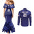 Japan Rugby Pacific Couples Matching Mermaid Dress and Long Sleeve Button Shirt Sakuras Rising Sun wiht Polynesian Pattern