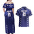 Custom Japan Rugby Pacific Couples Matching Off Shoulder Maxi Dress and Hawaiian Shirt Sakuras Rising Sun with Polynesian Pattern LT9 - Wonder Print Shop