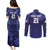 Custom Japan Rugby Pacific Couples Matching Puletasi and Long Sleeve Button Shirt Sakuras Rising Sun with Polynesian Pattern LT9 - Wonder Print Shop