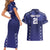 Custom Japan Rugby Pacific Couples Matching Short Sleeve Bodycon Dress and Hawaiian Shirt Sakuras Rising Sun with Polynesian Pattern LT9 - Wonder Print Shop