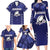 Custom Japan Rugby Pacific Family Matching Long Sleeve Bodycon Dress and Hawaiian Shirt Sakuras Rising Sun with Polynesian Pattern LT9 - Wonder Print Shop