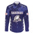 Custom Japan Rugby Pacific Family Matching Long Sleeve Bodycon Dress and Hawaiian Shirt Sakuras Rising Sun with Polynesian Pattern LT9 - Wonder Print Shop