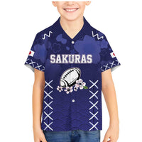 Custom Japan Rugby Pacific Family Matching Mermaid Dress and Hawaiian Shirt Sakuras Rising Sun with Polynesian Pattern LT9 - Wonder Print Shop