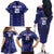 Custom Japan Rugby Pacific Family Matching Off The Shoulder Long Sleeve Dress and Hawaiian Shirt Sakuras Rising Sun with Polynesian Pattern - Wonder Print Shop