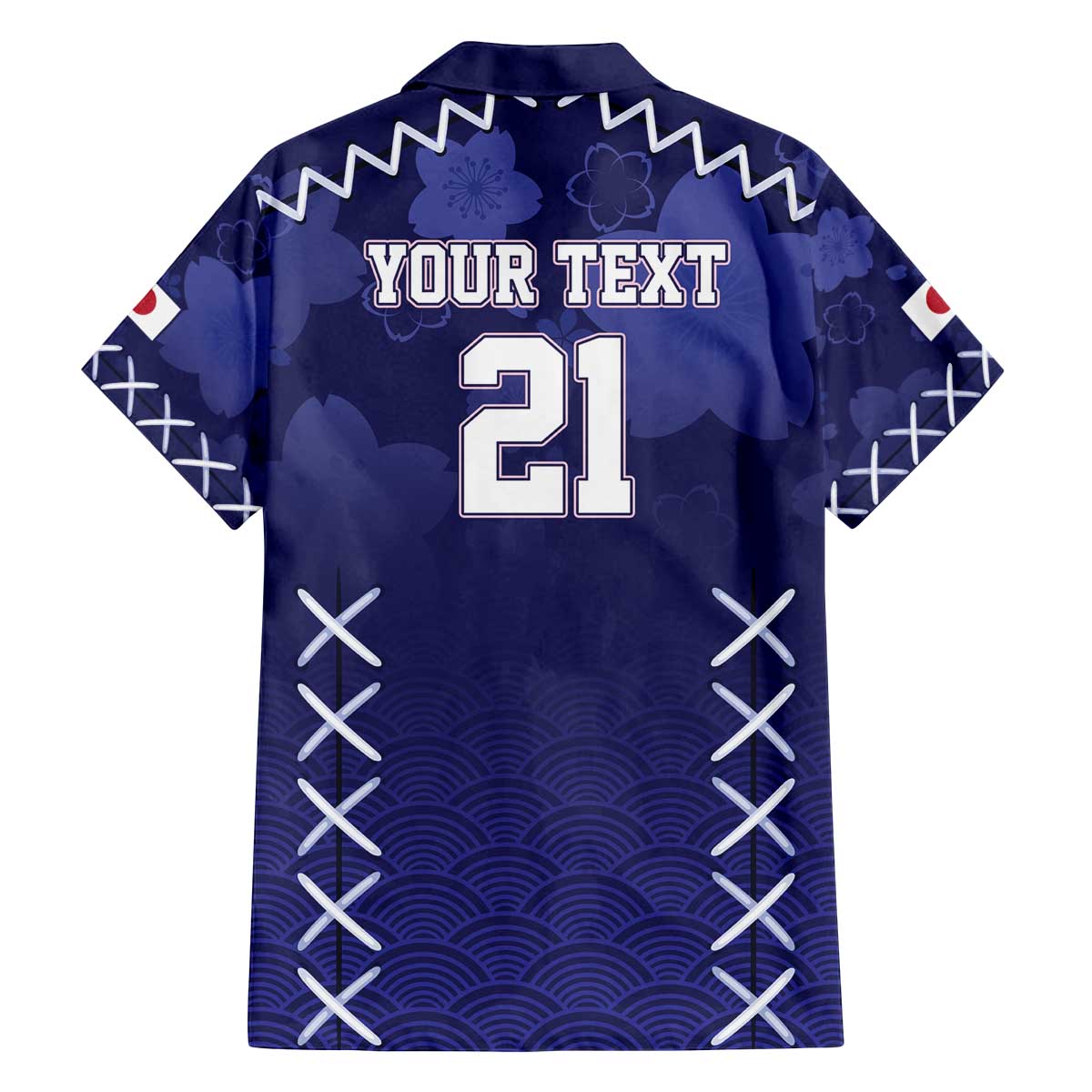Custom Japan Rugby Pacific Family Matching Off The Shoulder Long Sleeve Dress and Hawaiian Shirt Sakuras Rising Sun with Polynesian Pattern - Wonder Print Shop