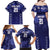Custom Japan Rugby Pacific Family Matching Off Shoulder Maxi Dress and Hawaiian Shirt Sakuras Rising Sun with Polynesian Pattern LT9 - Wonder Print Shop