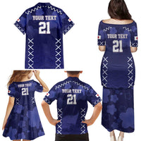 Custom Japan Rugby Pacific Family Matching Puletasi and Hawaiian Shirt Sakuras Rising Sun with Polynesian Pattern - Wonder Print Shop