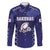 Custom Japan Rugby Pacific Family Matching Puletasi and Hawaiian Shirt Sakuras Rising Sun with Polynesian Pattern - Wonder Print Shop