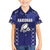 Custom Japan Rugby Pacific Family Matching Short Sleeve Bodycon Dress and Hawaiian Shirt Sakuras Rising Sun with Polynesian Pattern - Wonder Print Shop