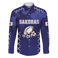 Custom Japan Rugby Pacific Family Matching Tank Maxi Dress and Hawaiian Shirt Sakuras Rising Sun with Polynesian Pattern - Wonder Print Shop
