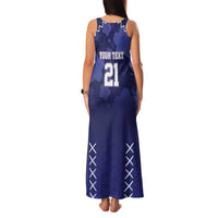 Custom Japan Rugby Pacific Family Matching Tank Maxi Dress and Hawaiian Shirt Sakuras Rising Sun with Polynesian Pattern - Wonder Print Shop
