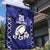 Custom Japan Rugby Pacific Garden Flag Sakuras Rising Sun with Polynesian Pattern - Wonder Print Shop
