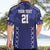 Custom Japan Rugby Pacific Hawaiian Shirt Sakuras Rising Sun with Polynesian Pattern - Wonder Print Shop
