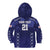 Custom Japan Rugby Pacific Kid Hoodie Sakuras Rising Sun with Polynesian Pattern - Wonder Print Shop