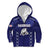 Custom Japan Rugby Pacific Kid Hoodie Sakuras Rising Sun with Polynesian Pattern - Wonder Print Shop