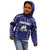 Custom Japan Rugby Pacific Kid Hoodie Sakuras Rising Sun with Polynesian Pattern - Wonder Print Shop