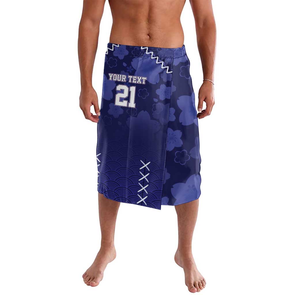 Custom Japan Rugby Pacific Lavalava Sakuras Rising Sun with Polynesian Pattern - Wonder Print Shop