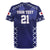 Custom Japan Rugby Pacific Rugby Jersey Sakuras Rising Sun with Polynesian Pattern - Wonder Print Shop