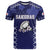 Custom Japan Rugby Pacific T Shirt Sakuras Rising Sun with Polynesian Pattern - Wonder Print Shop