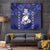 Custom Japan Rugby Pacific Tapestry Sakuras Rising Sun with Polynesian Pattern - Wonder Print Shop