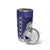 Custom Japan Rugby Pacific Tumbler Cup Sakuras Rising Sun wiht Polynesian Pattern - Wonder Print Shop