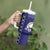 Custom Japan Rugby Pacific Tumbler With Handle Sakuras Rising Sun wiht Polynesian Pattern - Wonder Print Shop