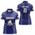 Custom Japan Rugby Pacific Women Polo Shirt Sakuras Rising Sun with Polynesian Pattern - Wonder Print Shop