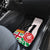 Custom Fiji England Rugby Car Mats Tapa Pattern and Rose Flower World Cup 2023 LT9 - Wonder Print Shop