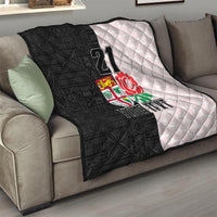 Custom Fiji England Rugby Quilt Tapa Pattern and Rose Flower World Cup 2023 - Wonder Print Shop