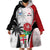 Custom Fiji England Rugby Wearable Blanket Hoodie Tapa Pattern and Rose Flower World Cup 2023 - Wonder Print Shop