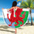 Wales Argentina Rugby Beach Blanket The Welsh Dragon and Sol De Mayo World Cup 2023 LT9 - Wonder Print Shop