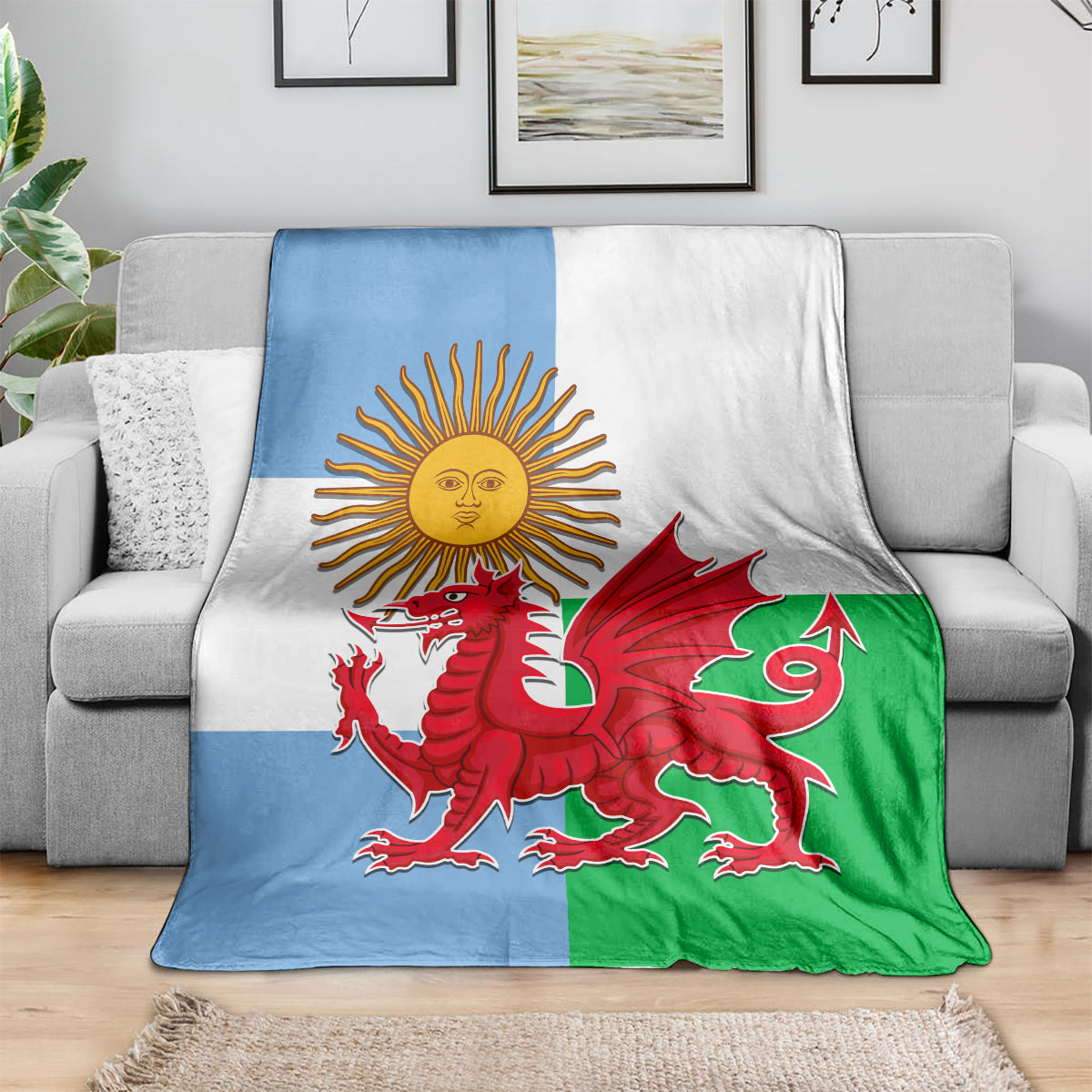 wales-argentina-rugby-blanket-the-welsh-dragon-and-sol-de-mayo-world-cup-2023