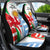 Wales Argentina Rugby Car Seat Cover The Welsh Dragon and Sol De Mayo World Cup 2023 LT9 - Wonder Print Shop