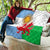 Wales Argentina Rugby Quilt The Welsh Dragon and Sol De Mayo World Cup 2023 - Wonder Print Shop