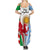 Wales Argentina Rugby Summer Maxi Dress The Welsh Dragon and Sol De Mayo World Cup 2023 - Wonder Print Shop