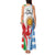 Wales Argentina Rugby Tank Maxi Dress The Welsh Dragon and Sol De Mayo World Cup 2023 - Wonder Print Shop