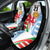 Custom Wales Argentina Rugby Car Seat Cover The Welsh Dragon and Sol De Mayo World Cup 2023 LT9 - Wonder Print Shop