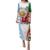 Custom Wales Argentina Rugby Family Matching Puletasi Dress and Hawaiian Shirt The Welsh Dragon and Sol De Mayo World Cup 2023 - Wonder Print Shop