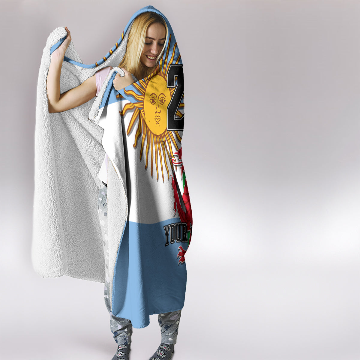 custom-wales-argentina-rugby-hooded-blanket-the-welsh-dragon-and-sol-de-mayo-world-cup-2023