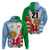 Custom Wales Argentina Rugby Hoodie The Welsh Dragon and Sol De Mayo World Cup 2023 - Wonder Print Shop