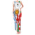 Custom Wales Argentina Rugby Tank Maxi Dress The Welsh Dragon and Sol De Mayo World Cup 2023 - Wonder Print Shop