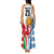 Custom Wales Argentina Rugby Tank Maxi Dress The Welsh Dragon and Sol De Mayo World Cup 2023 - Wonder Print Shop