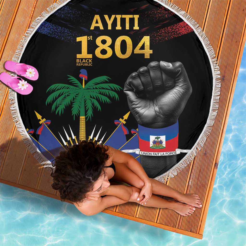 Haiti Independence Day Beach Blanket The First Black Republic Since 1804 LT9 - Wonder Print Shop