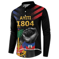 Haiti Independence Day Button Sweatshirt The First Black Republic Since 1804 LT9 - Wonder Print Shop