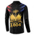Haiti Independence Day Button Sweatshirt The First Black Republic Since 1804 LT9 - Wonder Print Shop